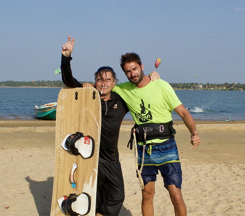 Kitesurfing equipment Kalpitiya Sri Lanka — kite lessons gear included