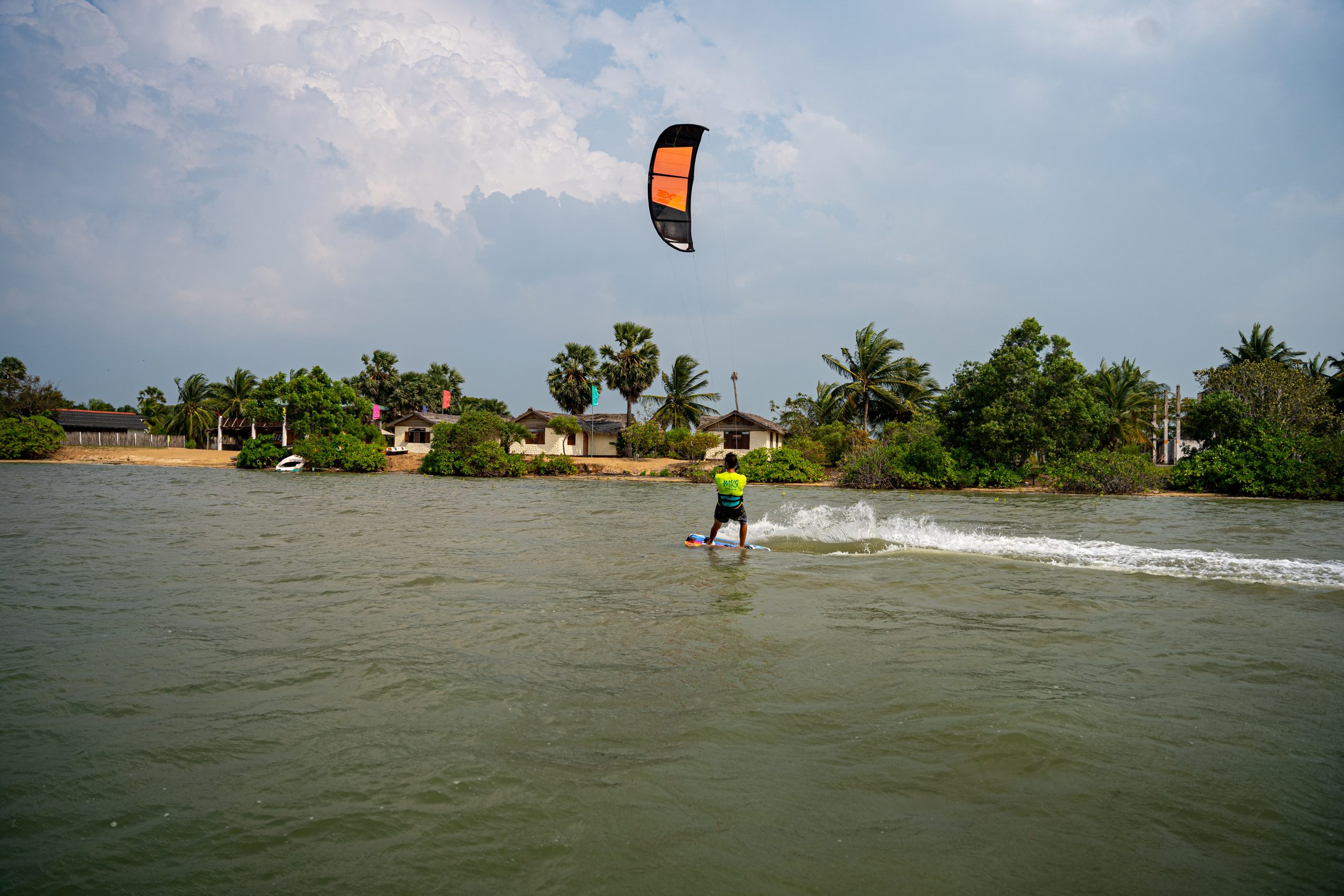 Kitesurfing season in Sri Lanka